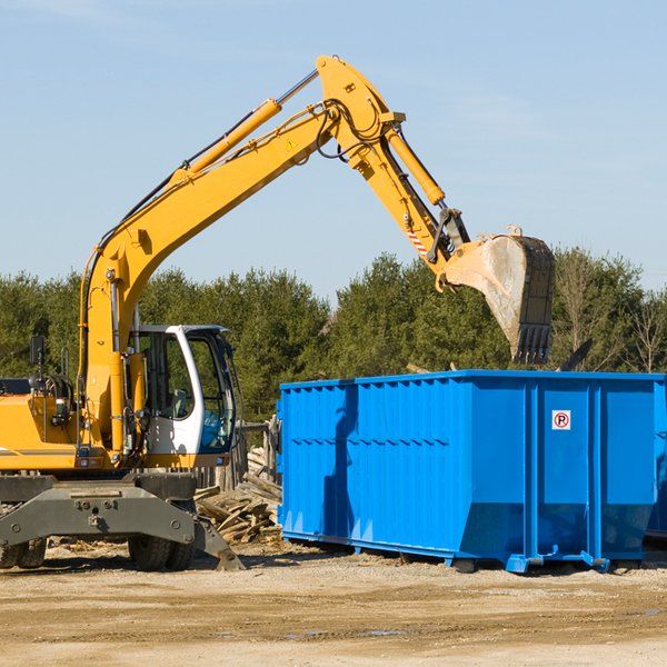 what size residential dumpster rentals are available in Sugar Run